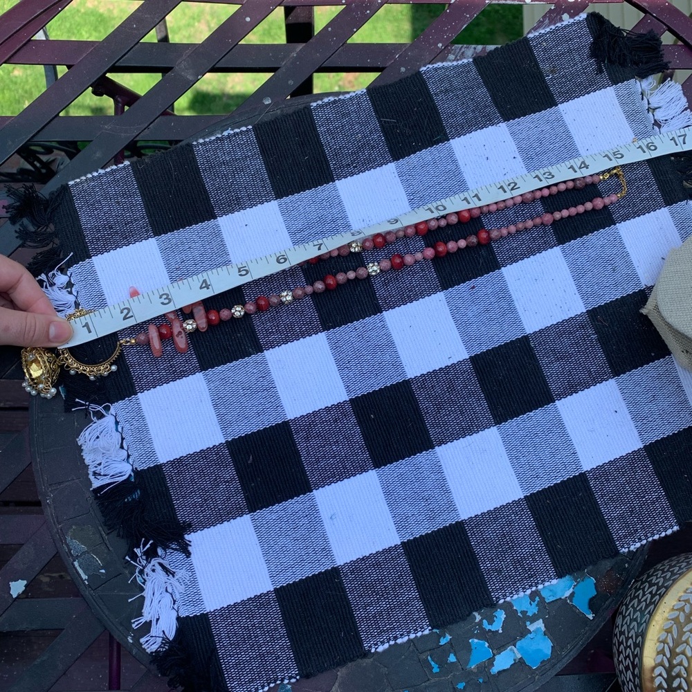 Handmade multi-stone & crystal bohemian necklace 💎❤️🌸 - Picture 8 of 8